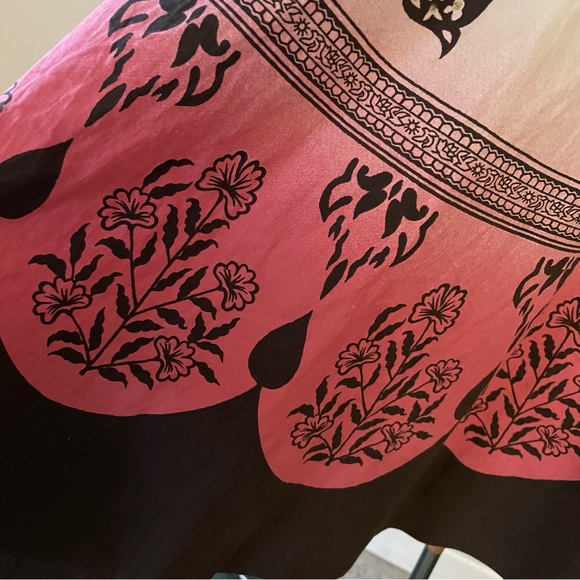 Bohemian Circle Skirt with Gold Glitter - Picture 5 of 9